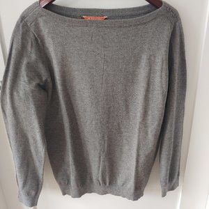 Modcloth Charter School Grey Sweater Womens L